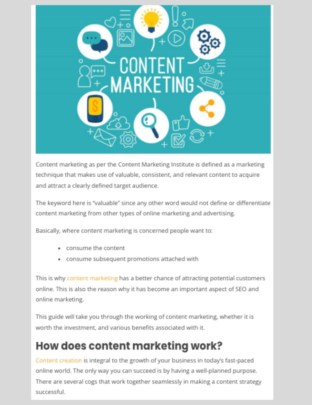 Content management